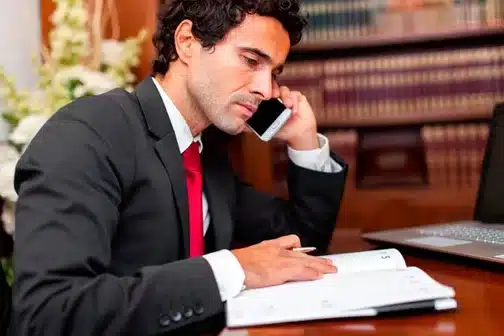 attorney-on-phone